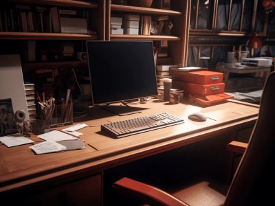 3D Rendering Of A Desk