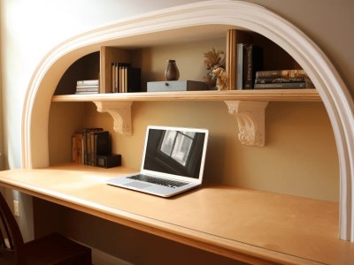 Arched Computer Desk