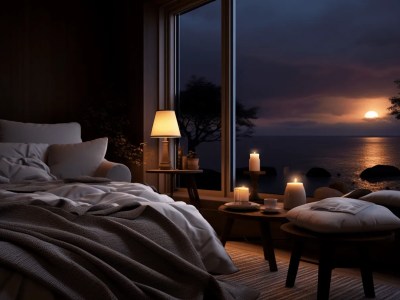 Bedroom Has Sea View And Candle