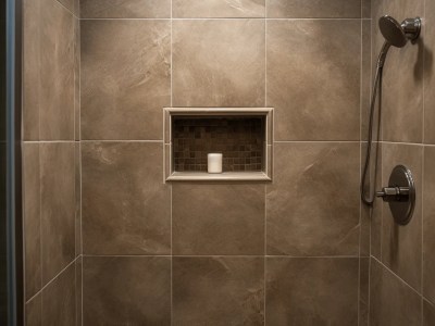 Beige Tiled With A Square Tile