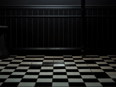 Black Wall With Black Floor