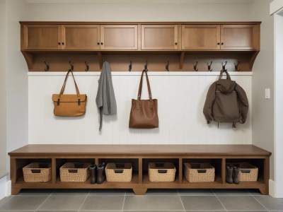 Coat And Shoe Storage In A Home Entry