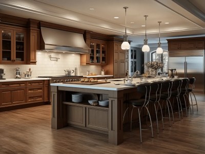 Custom Kitchen Design Avalon  Cabinetry Showroom  3D Rendering