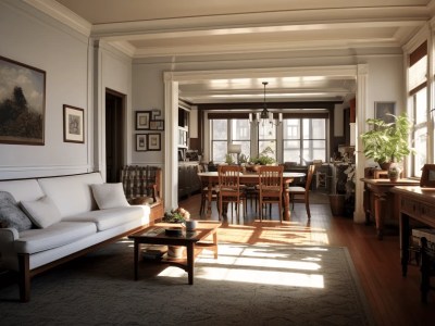 Dining Room In A House