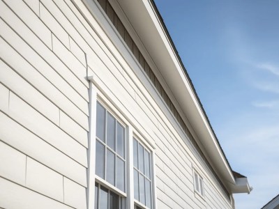 Exterior House Siding On A White House