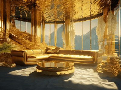 Gold Lobby By Ozzy Art