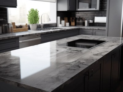 Granite Countertops In A Kitchen