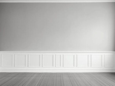 Grey Interior In A Blank Room Stockfoto