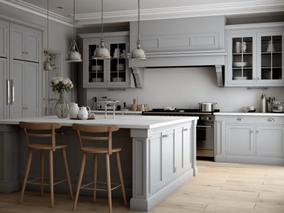 Grey Kitchen  Tweens  Kitchen With Grey Cabinets