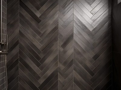 Herringbone Tiger Wood Tile Mosaic