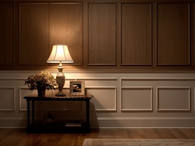 Image For The Room With The Lamp And Paneled Walls