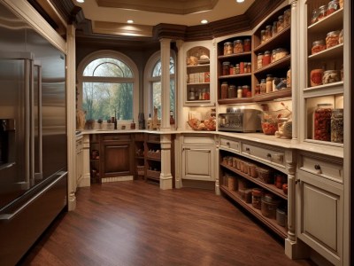 Image Of An Exquisite Pantry Room