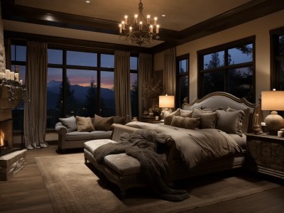 Large Bedroom On Top Of Tall Trees