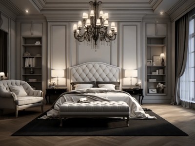 Luxurious Bedroom With Beautiful Furniture