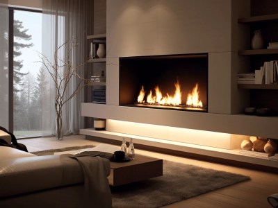 Modern Fireplace With Modern Design