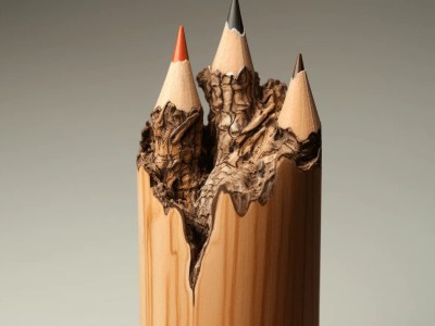 Pencil Is Made Out Of Wood And Paper