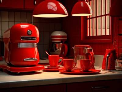 Red Kitchen Sink