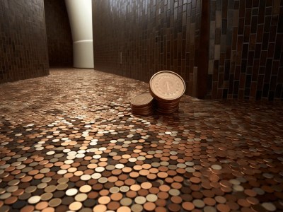 Room With Coin Coins Next To A Tiled Floor And Wall