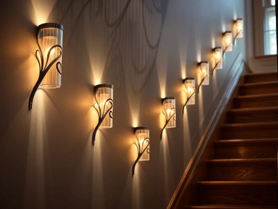 Six Candle Light Lighting Fixtures Stair Up Lighting