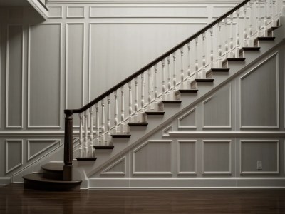 Stairway With Paneling