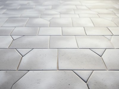 Stone Paving Brick With Triangles On The Floor