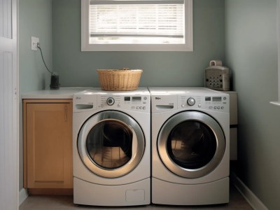 Two Washers In A Small Room