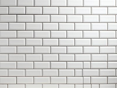 White Tile For A Bathroom Wall