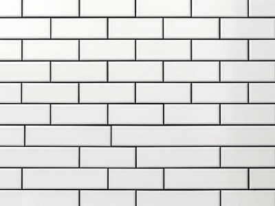 White Tile With Black Blocks In The Background