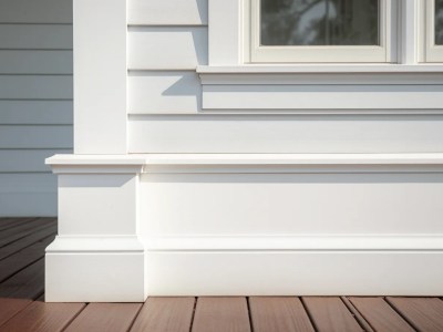 White Trim For White Exterior Wall