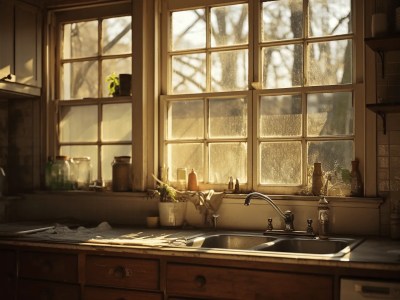 Windows Behind Sink