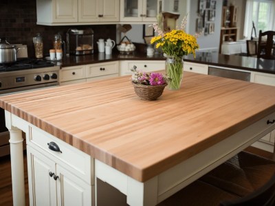 Wooden Kitchen Counter Top